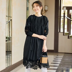 レース使いワンピース