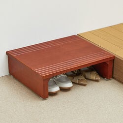 天然木玄関台