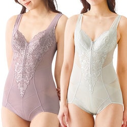 谷間汗キャッチ軽やかメイクボディスーツ