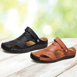 熟練職人の爽快レザーサンダル