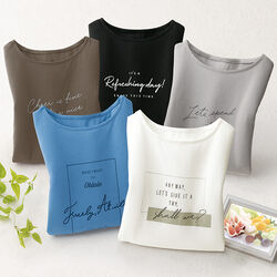 汗染み防止大人のロゴTシャツ