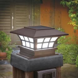 LEDソーラー灯篭2個組