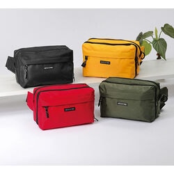 ガバッと開く多機能ウエストバッグ