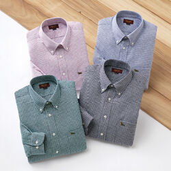 デコイ ボタンダウンチェックシャツ2枚組