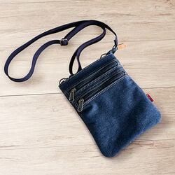 井原デニムスリムショルダーポーチ