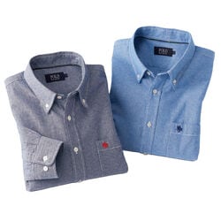 ポロ・ビーシーエス ボタンダウンダンガリーシャツ