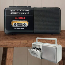 未使用に近い　レア物AIWA ＦＭ/ＡＭシンセチューナー搭載HS-RX510☆ 未使用に近い レア物AIWA FM/AMシンセチューナー搭載HS-RX510☆
