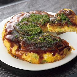 お好み焼きの写真 京都七条お好み焼き銭座庵 糸です•*¨*•.¸¸☆ #오코노미야끼