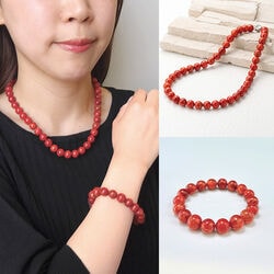 天然珊瑚アクセサリー