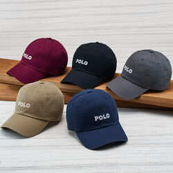 ポロ・ビーシーエス ウォッシュ加工カジュアルキャップ