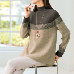 配色デザインセーター