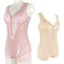 足口らくな1分丈ボディスーツ