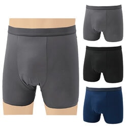 新 ちょい漏れ対応吸水消臭ボクサーパンツ3色組