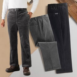 アーバンエクスプレス らくらくストレッチコーデュロイパンツ2色組