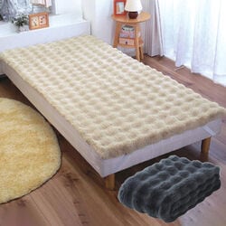 とろふわ柔らかミンク調敷きパッド