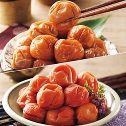 塩分ひかえめでおいしいすこやか梅 4パックセット