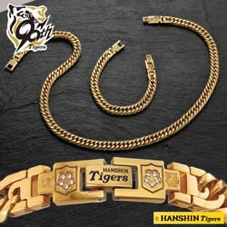 阪神タイガース創設90周年記念 天然ダイヤ10石入りアクセ