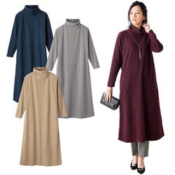 暖かぬくぬくフリースワンピース