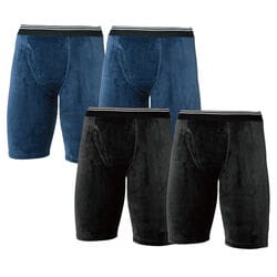 最強レベルの暖かさロングボクサー4枚組