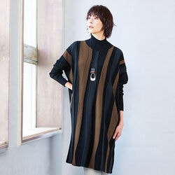 ニットチュニックワンピース