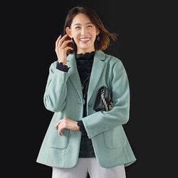 カットソーテーラードジャケット