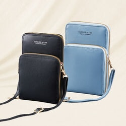 そのまま操作の多機能スマホポシェット