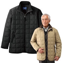 アーバンエクスプレス ブロックキルト中わたジャケット