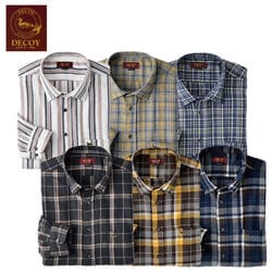 デコイ 色豊富！両面起毛の暖かシャツ