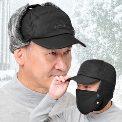 起毛耳あて付ワークキャップ