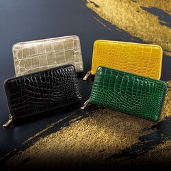 シャイニングクロコラウンド財布
