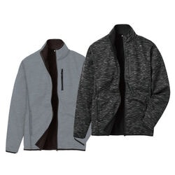 防風裏フリースZIPブルゾン