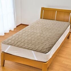 吸湿発熱ムートン調敷きパッド2色組