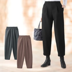 裏起毛あったかコクーンパンツ