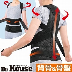 Dr.House 背筋骨盤補正ダブルベルト