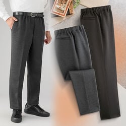 エムアイジェイ お父さんのあったか裏起毛パンツ2色組