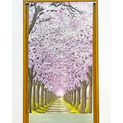 のれん 桜並木道