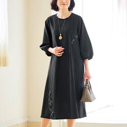 久留米絣使いワンピース