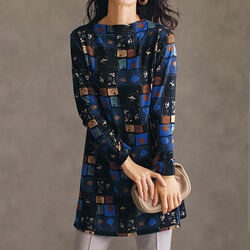 日本製プリントチュニック