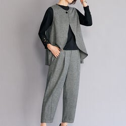 ベスト&コクーンパンツセットアップ