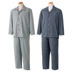 NOBI AID 大きめボタンのびのびストレッチパジャマ