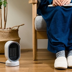 首振り機能付きセラミックヒーター＆ファン