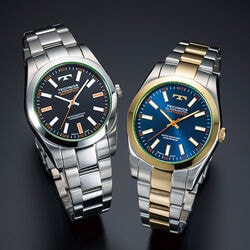 テクノス 100周年記念モデルオイスタータイプウオッチ