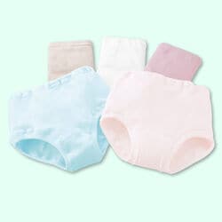 綿100ソフトガーゼショーツ5色組
