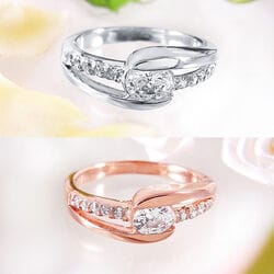 ダブルラインジルコニアリング