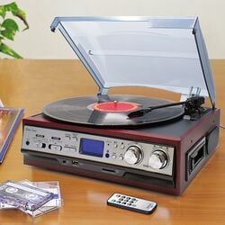 デジタル録音多機能レコードプレーヤー