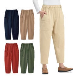 綿100ダブルガーゼコクーンパンツ