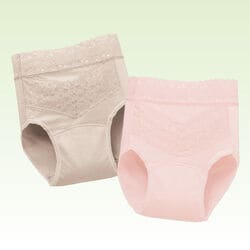 90cc対応シルク混吸水ショーツ2色組