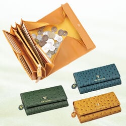 アイザック・バレンチノ Izax Valentino オースト型押し多機能財布