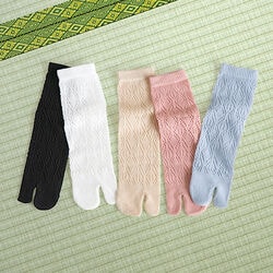 ふとん屋さんが作ったルミー足袋ソックス5色組