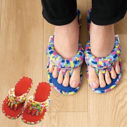 ホコモモラ カラフル5本指スリッパ